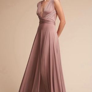 Bhldn - Two Birds Convertible Maxi Dress, Heather